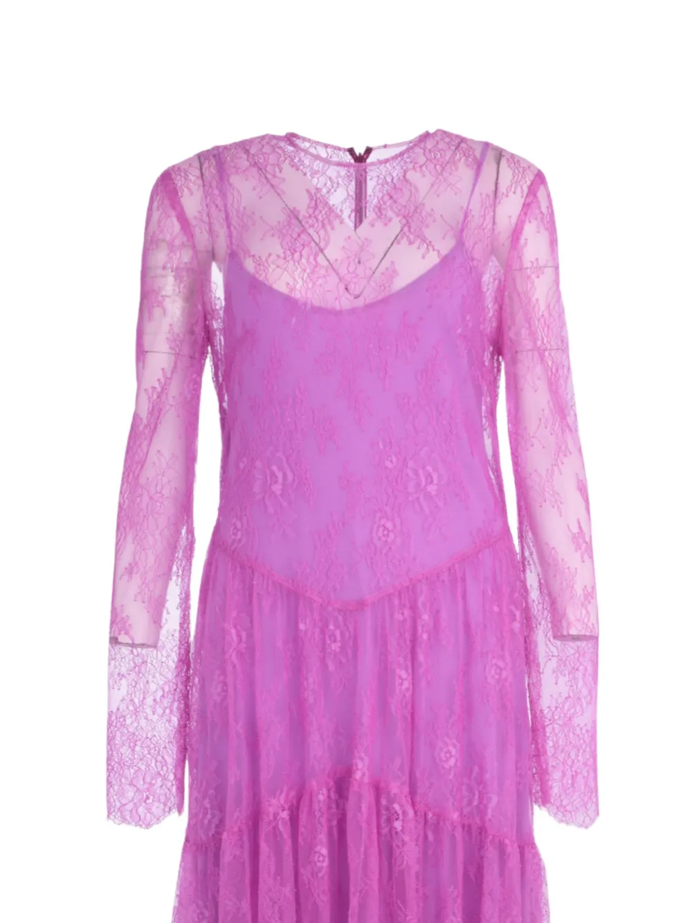 Philosophy Di Lorenzo Serafini Gelaagde jurk Paars