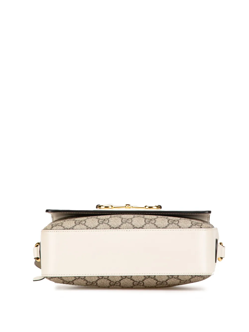 Pre-owned Gucci 2016-2024 Small Gg Supreme Horsebit 1955 Crossbody Bag