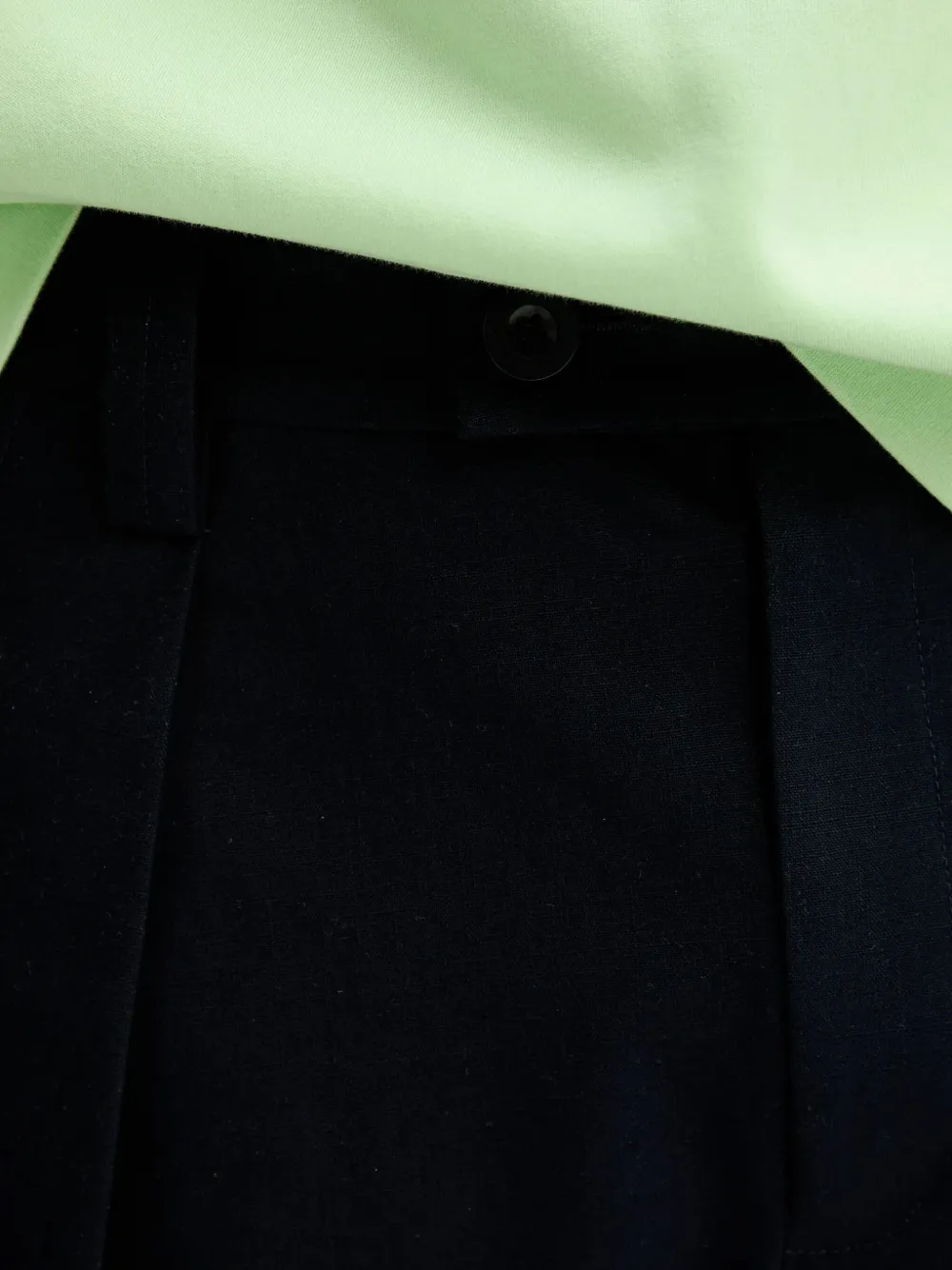 A.P.C. Broek met geplooide zak Blauw