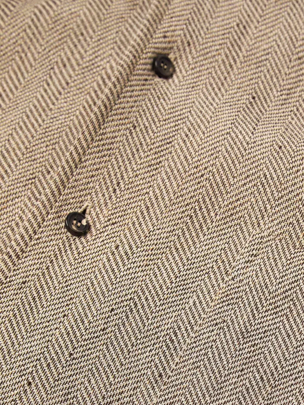 Loro Piana Blouse met visgraatpatroon Bruin