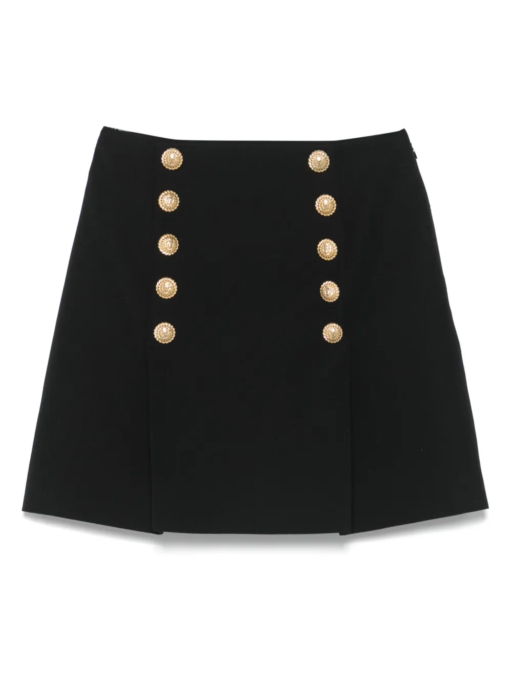 Balmain Rok van scheerwol Zwart