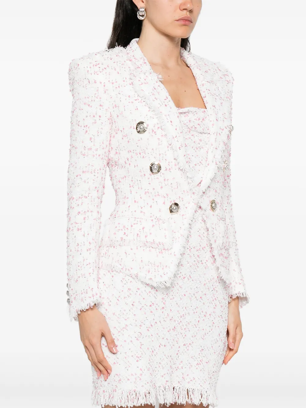 Balmain Tweed jack Wit