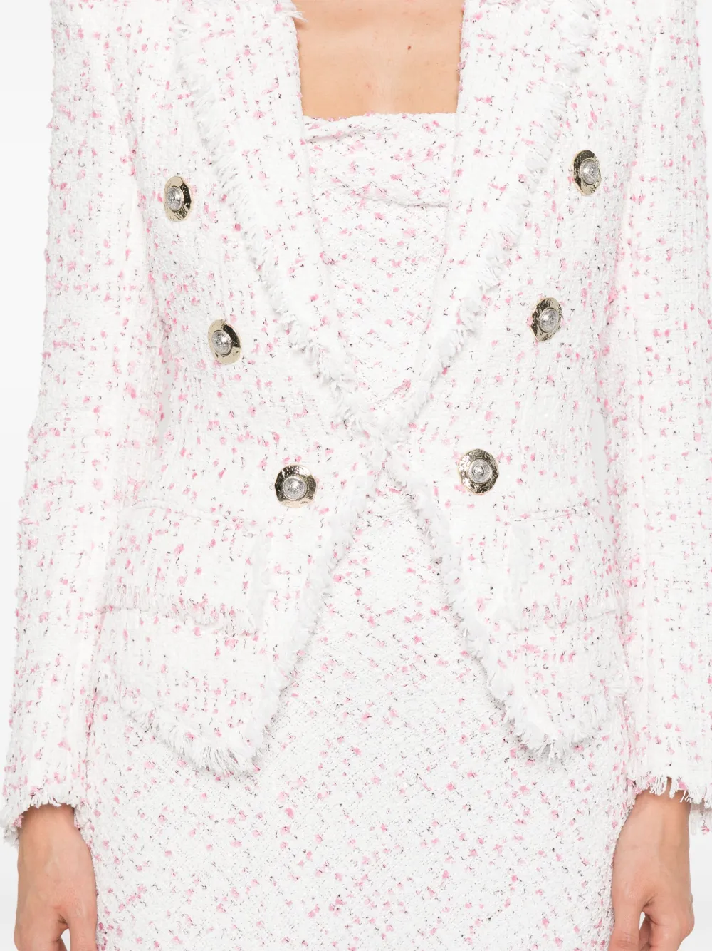Balmain Tweed jack Wit