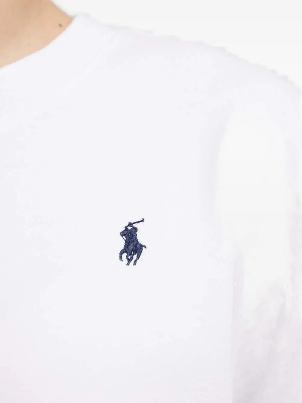 Polo Ralph Lauren Jersey pyjama met logoband Wit