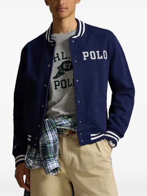 Polo Ralph Lauren varsity-letter embroidered bomber jacket