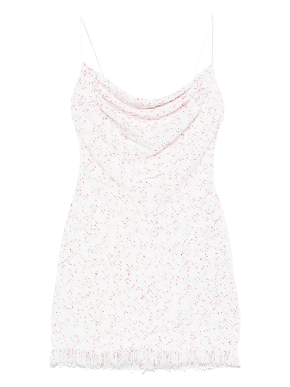 Balmain vestido con flecos | blanco | Image 1
