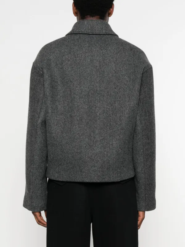Jil Sander ジップアップ ボンバージャケット | グレー