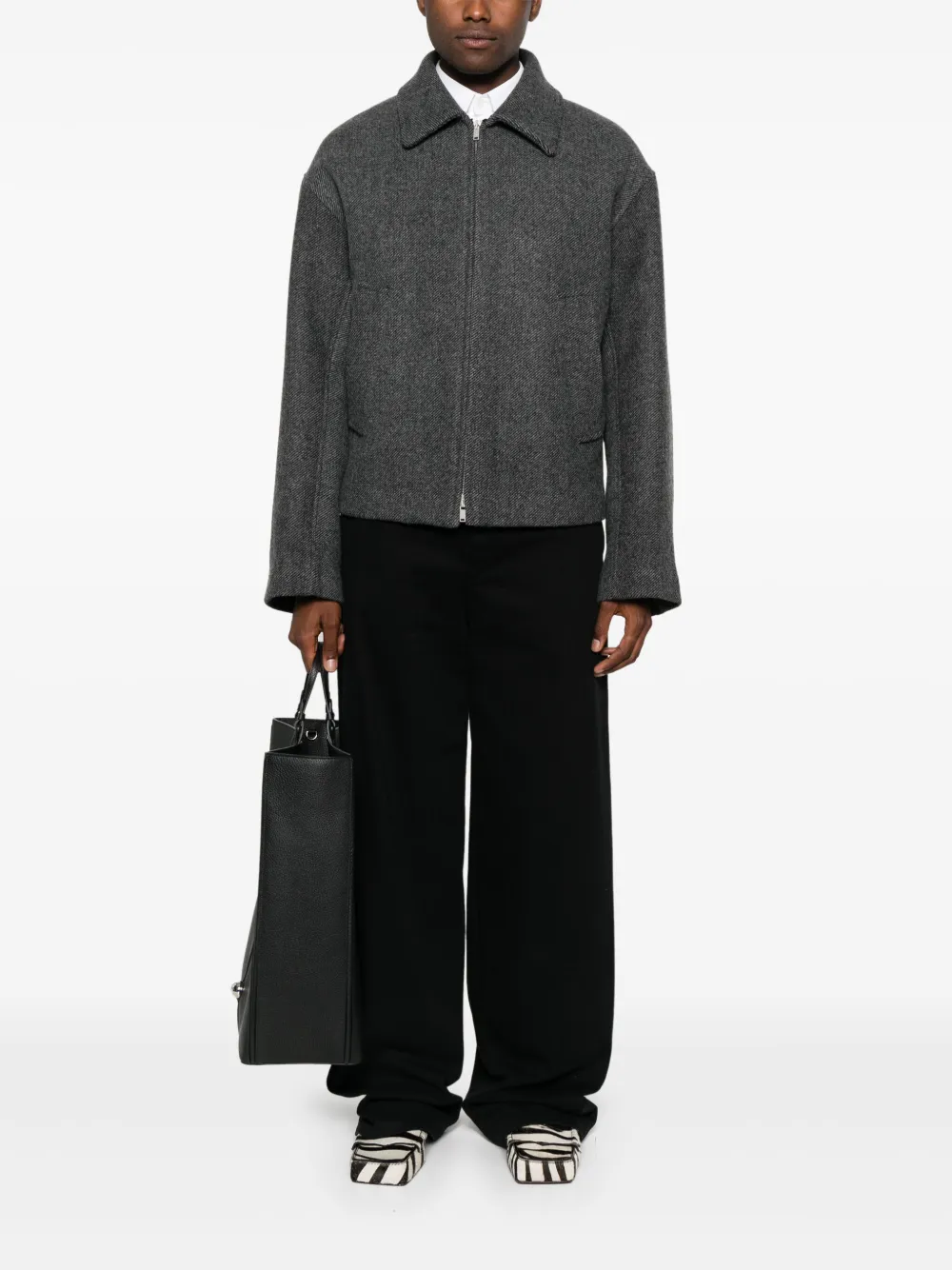 Jil Sander zip-up bomber jacket | Bomber Jackets | Image 2