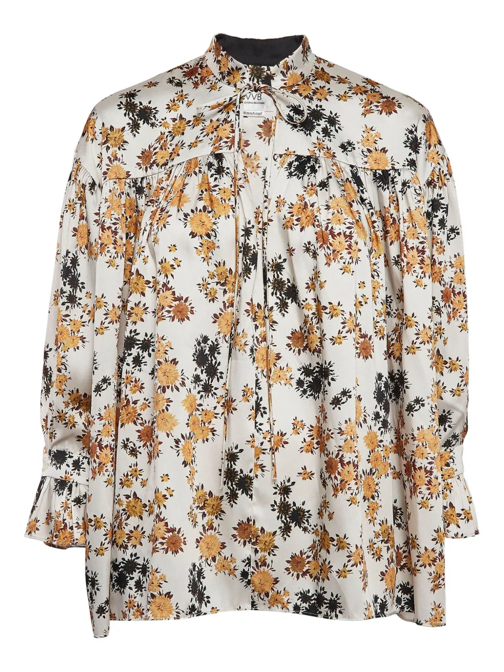 Victoria Victoria Beckham フローラル ブラウス - ホワイト Victoria Victoria Beckham フローラル ブラウス - ホワイト