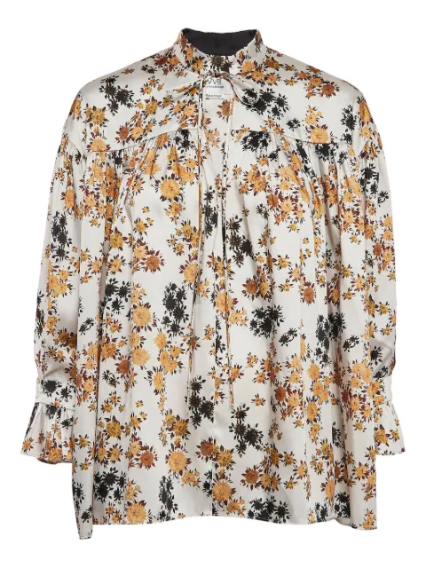 Victoria Victoria Beckham floral-print blouse