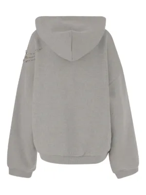 【関税込み】We11done グレー Monster フーディ We11done monster-print Cotton Hoodie | White | FARFETCH AZ
