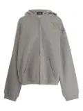 We11done zip-up hoodie - Grey