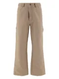 We11done multi-pocket logo trousers - Neutrals