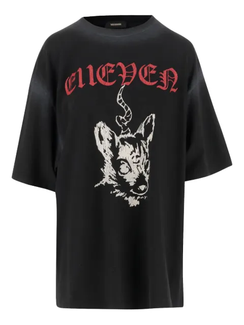 We11done graphic-print cotton T-shirt