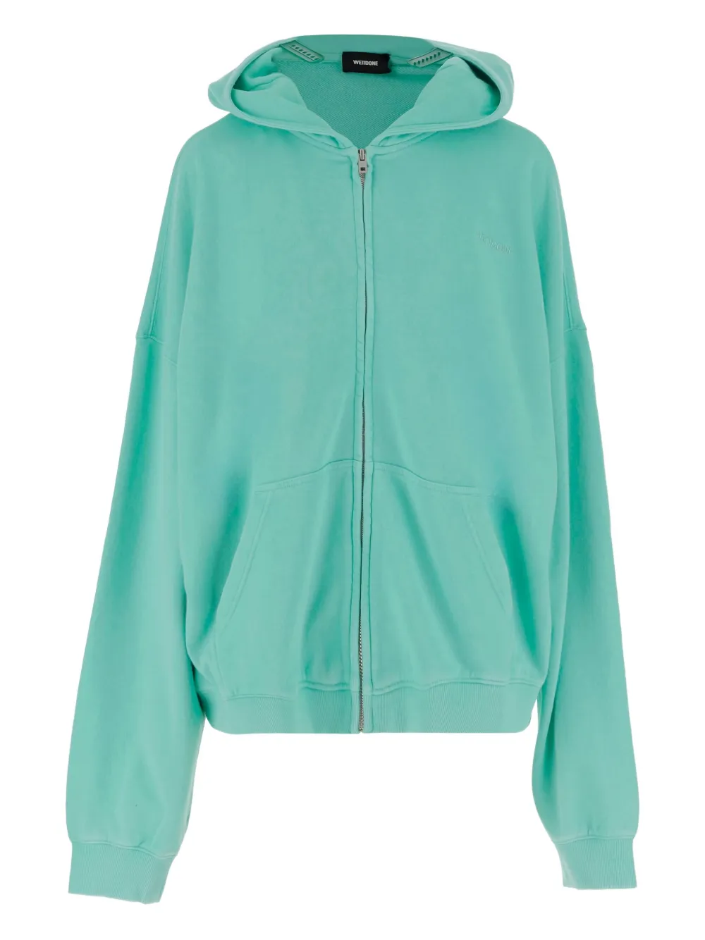 cotton zip-up hoodie