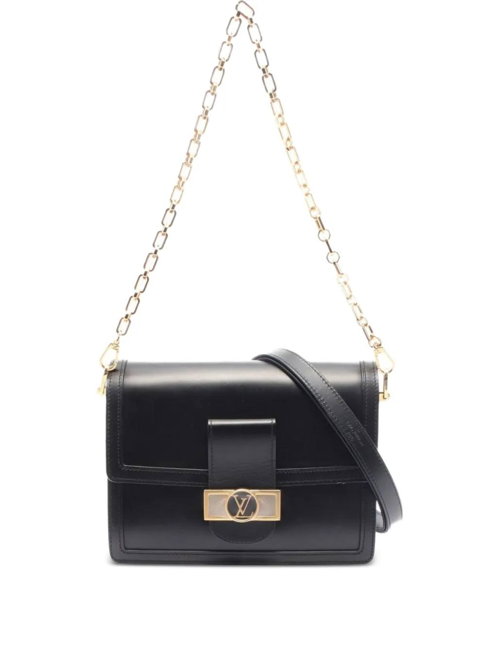 Louis Vuitton Pre-Owned 2019 Dauphine MM leather shoulder bag | Black | Image 1