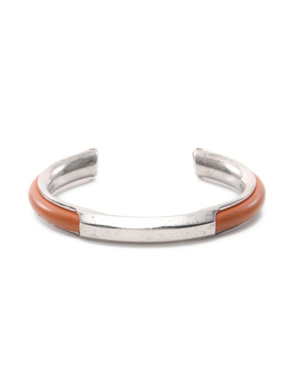 Hermès Pre-Owned 2000s bangle cuff bracelet | Silver | Image 1