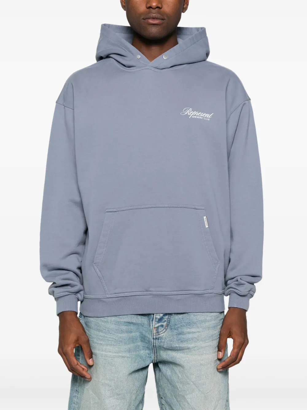 Represent Katoenen hoodie Blauw