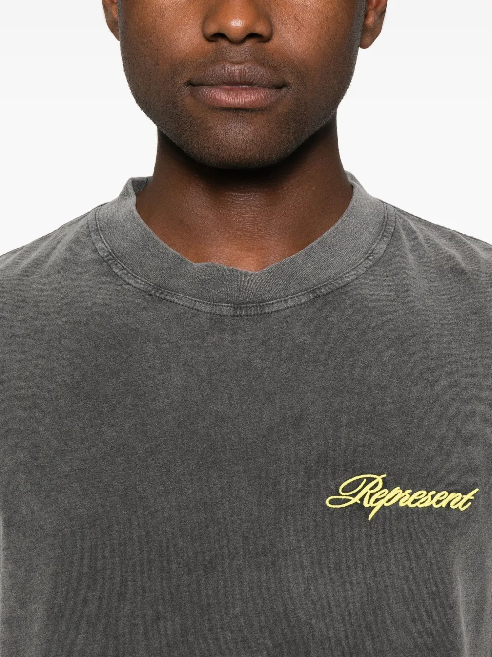 Represent Katoenen T-shirt Grijs