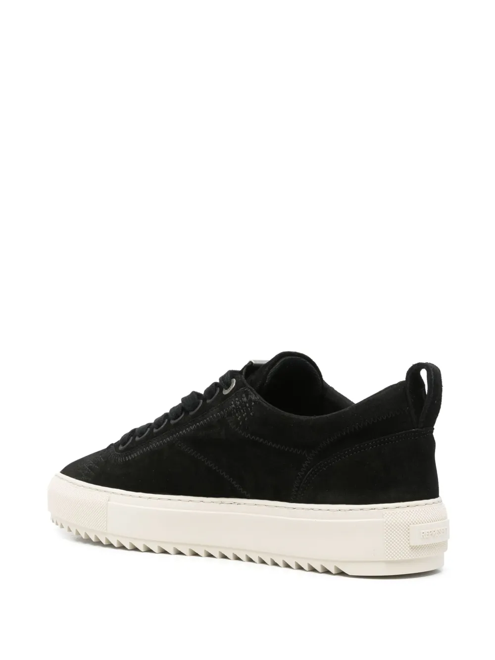 Represent suede lace-up sneakers Black
