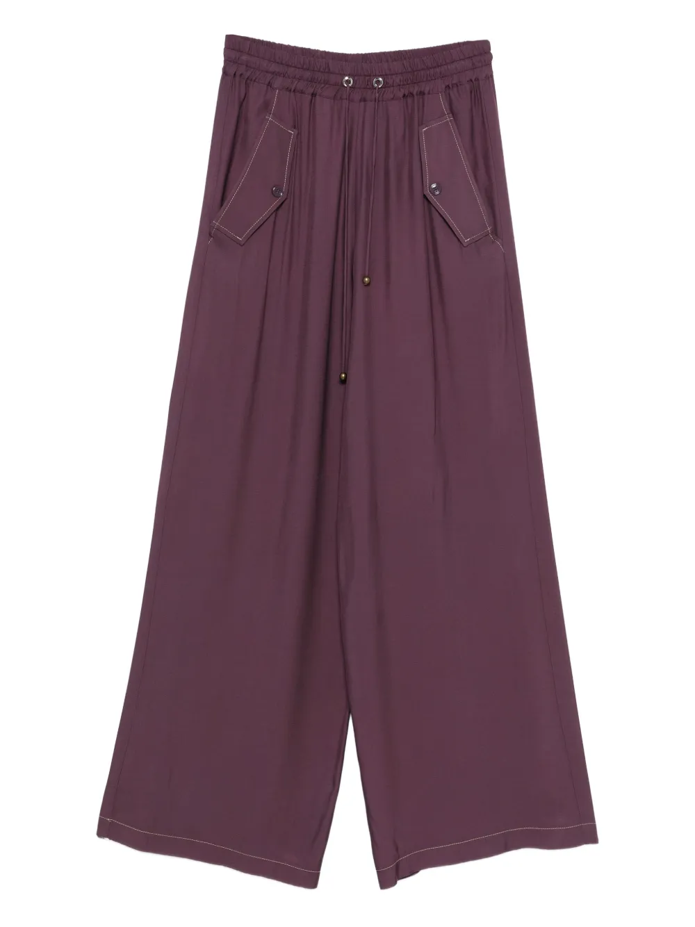 PINKO drawstring-fastening trousers - Viola