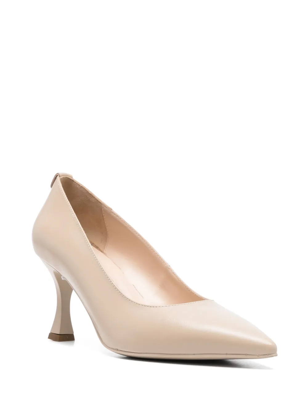 NeroGiardini leather heeled pumps Neutrals