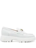 NeroGiardini 40mm leather loafers - White