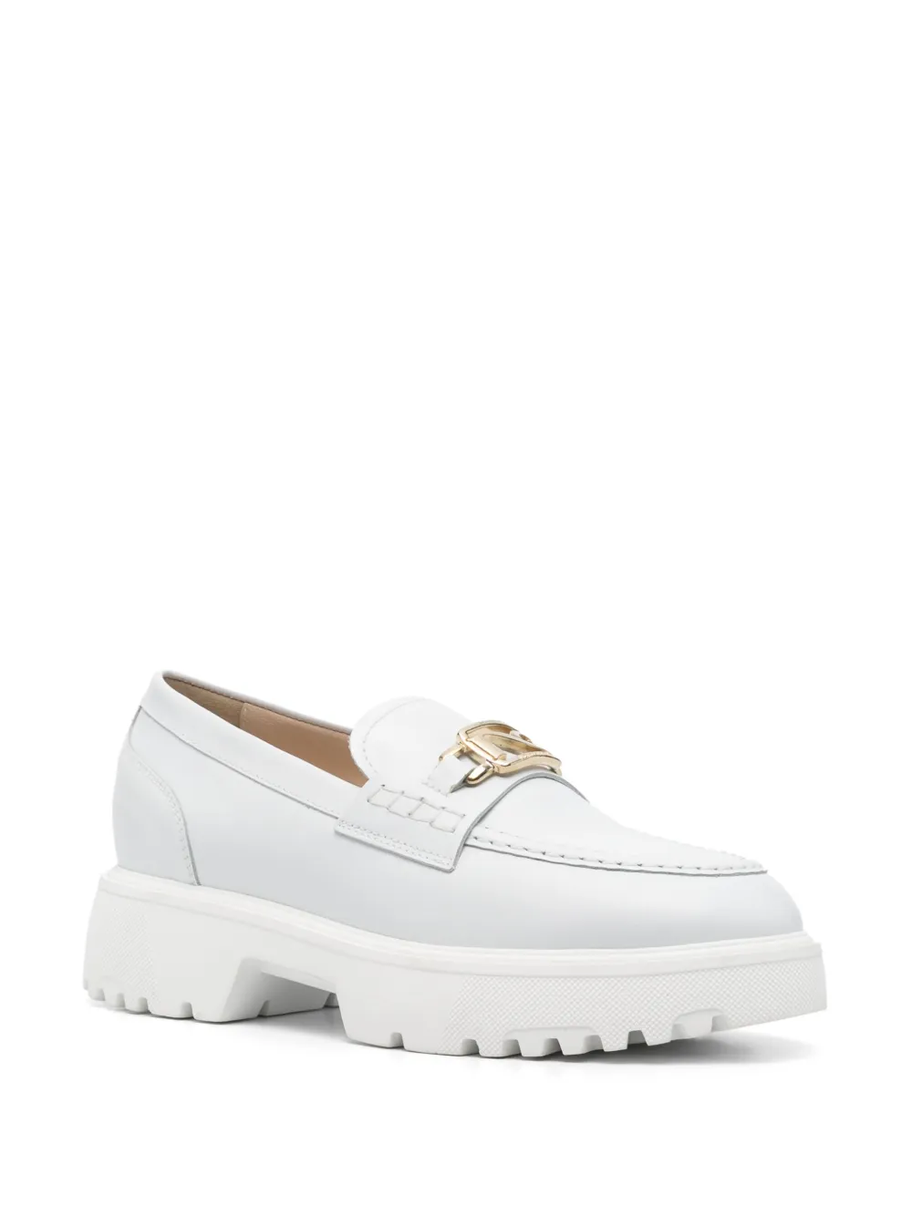 NeroGiardini 40mm leather loafers - Wit