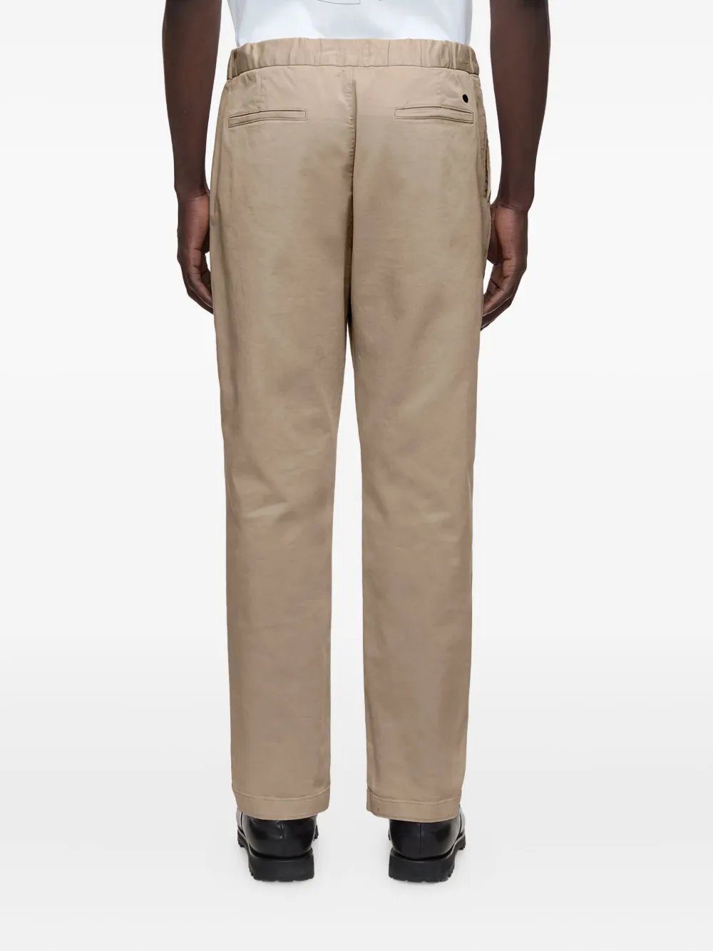 Closed Geplooide broek met trekkoord Beige