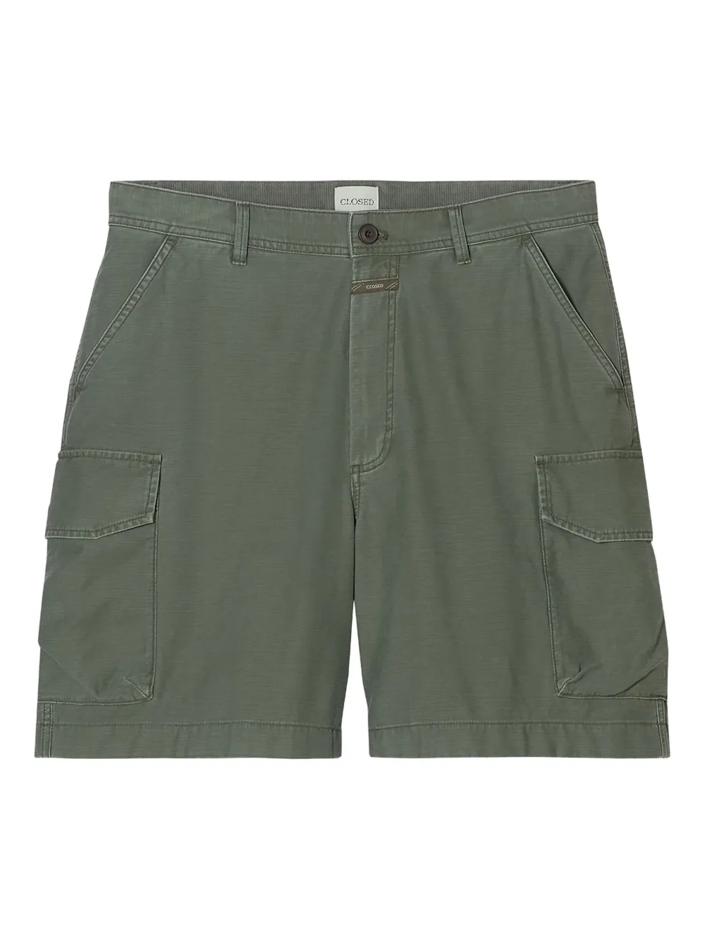 Closed Katoenen shorts Groen