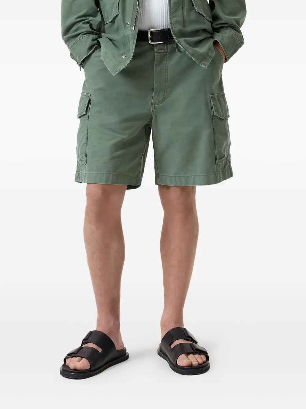 Closed Katoenen shorts Groen