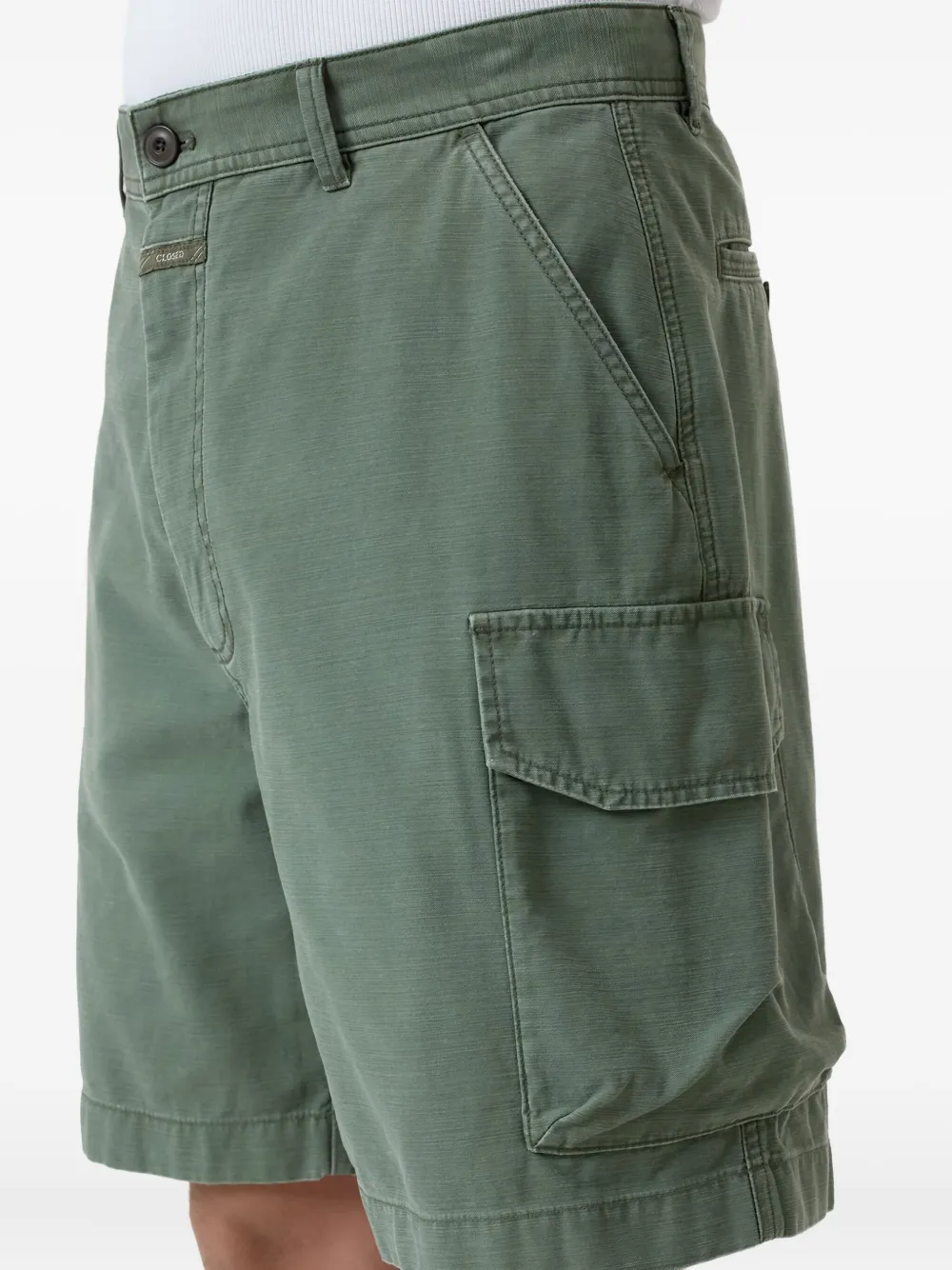 Closed Katoenen shorts Groen