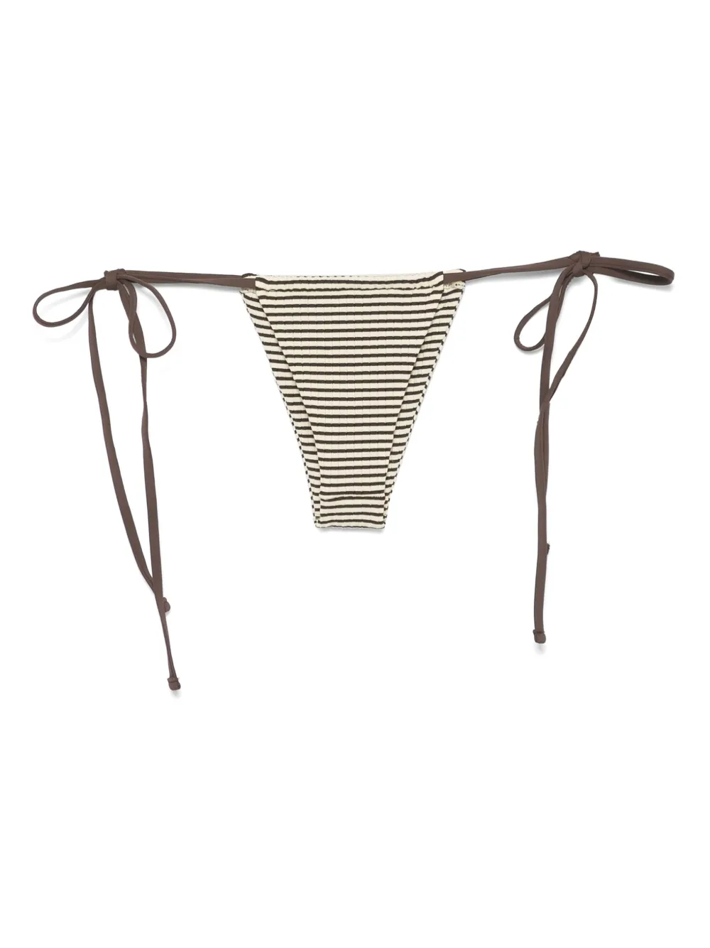 Frankies Bikinis x Bella Hadid Tia String bikini bottoms | Neutrals | Image 1