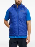 adidas TERREX quilted hooded vest - Blue
