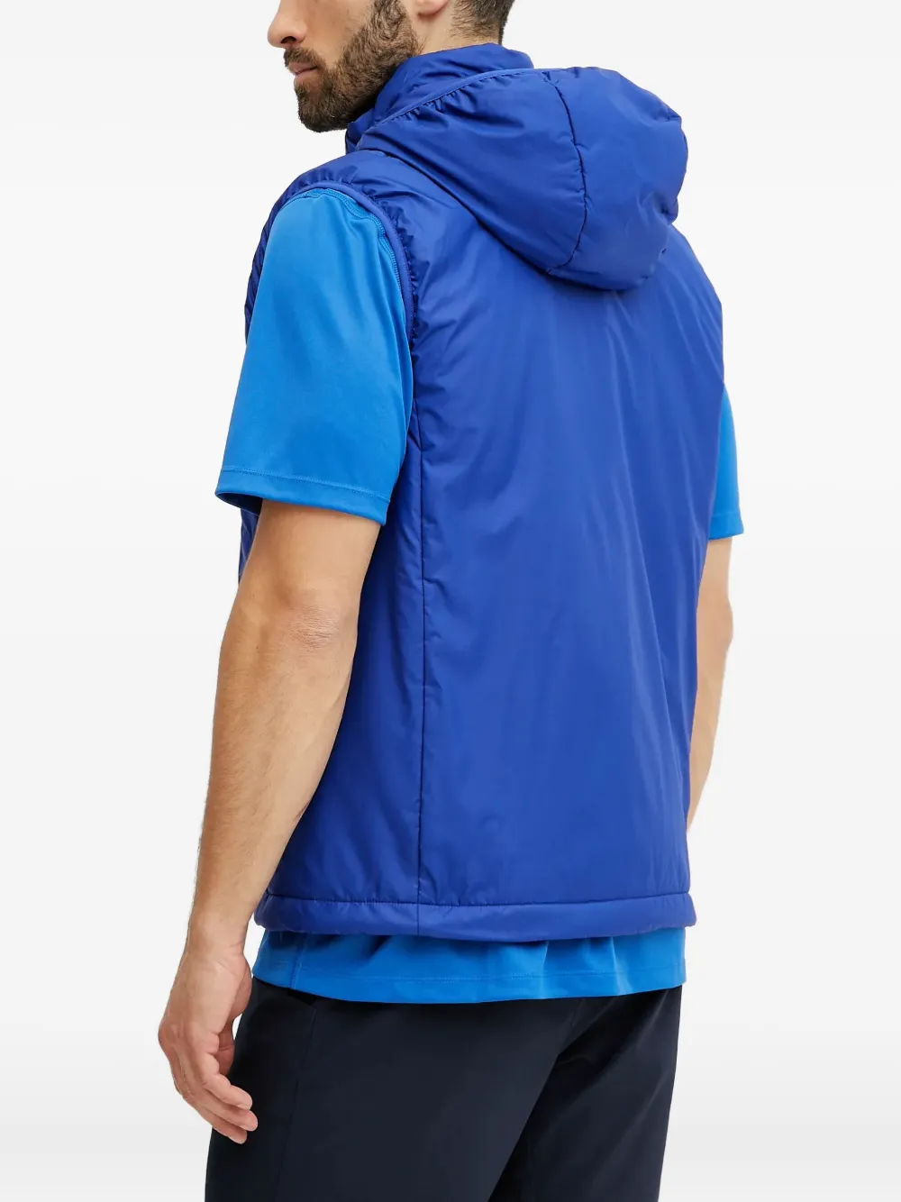 adidas Terrex gewatteerde spencer met capuchon Blauw