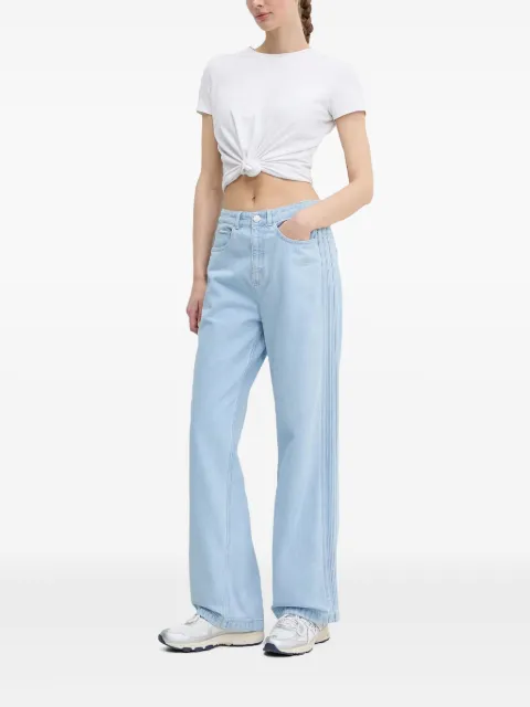 adidas stripe-detail jeans 