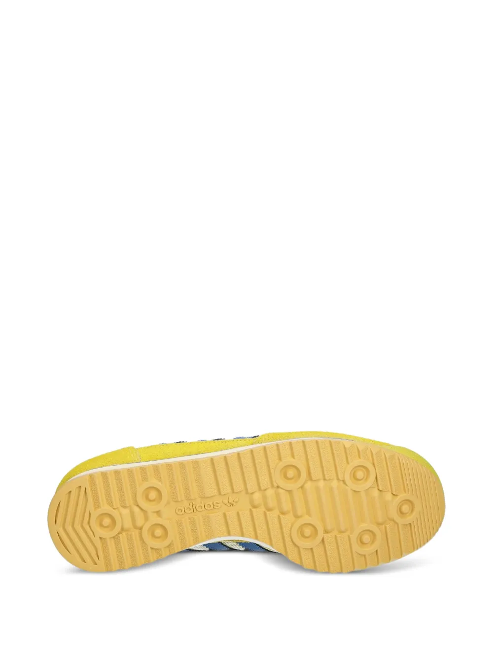 adidas SL 72 three-stripe suede sneakers Yellow