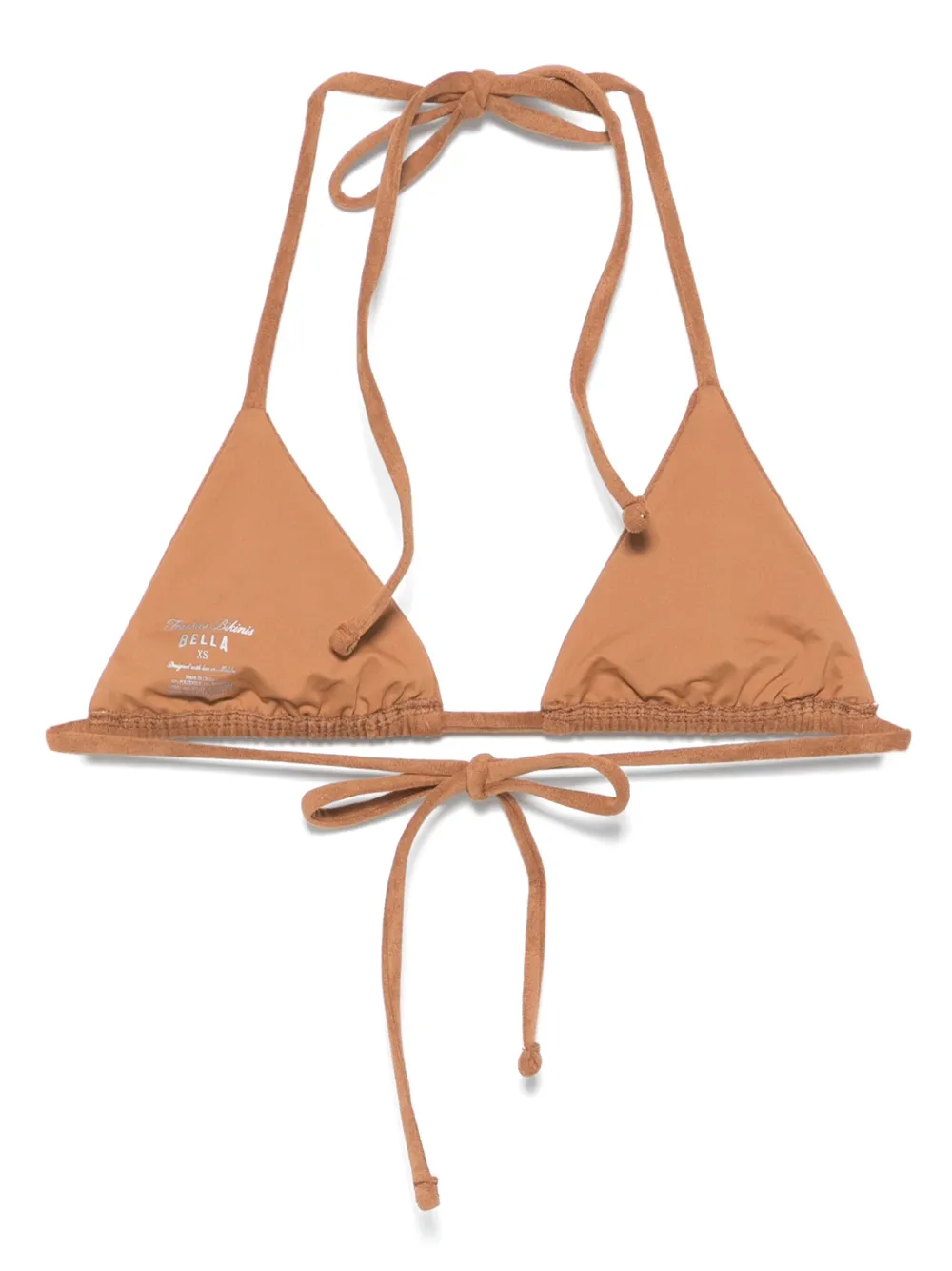 Frankies Bikinis x Bella Hadid suede triangle bikini top | Bikinis | Image 2
