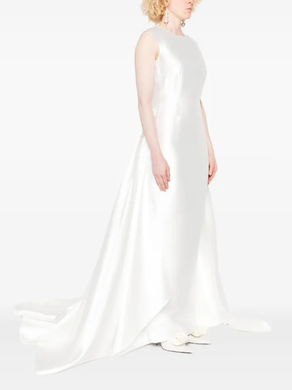 Solace London Sleeveless Dress | White | FARFETCH