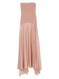 Solace London The Alessandra strapless gown - Pink