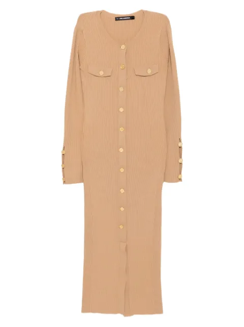 Karl Lagerfeld ribbed-knit maxi dress