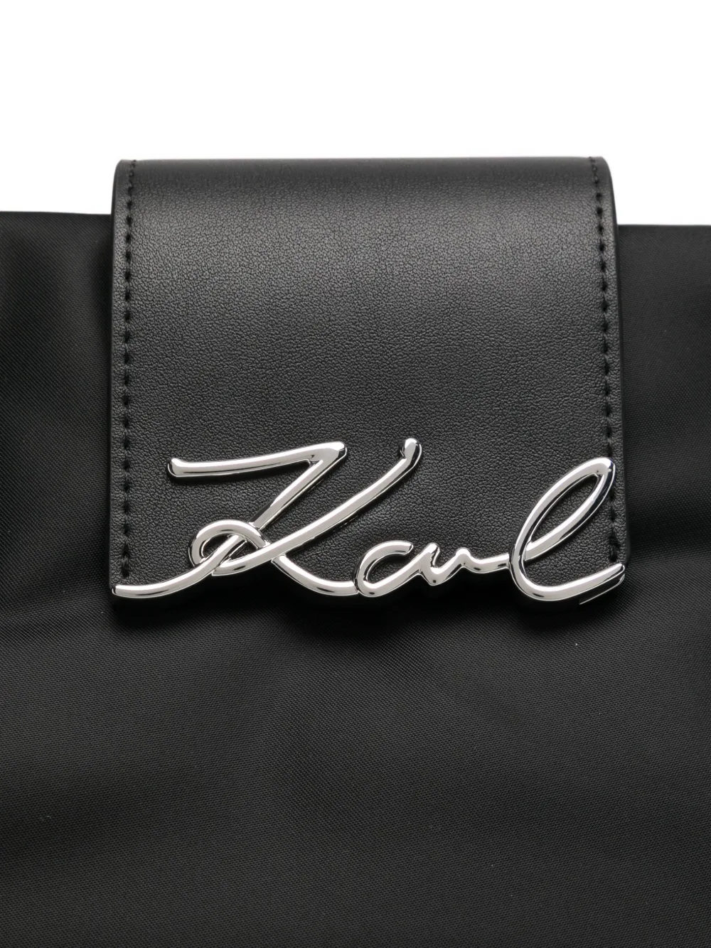 Karl Lagerfeld Ksignature shopper Zwart