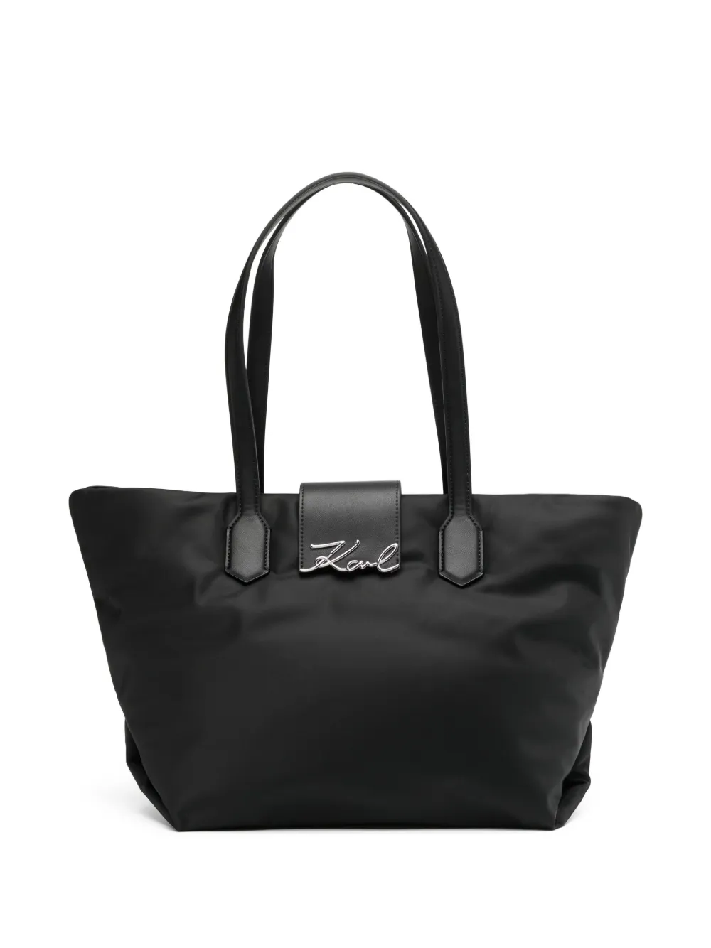 Karl Lagerfeld Ksignature shopper Zwart