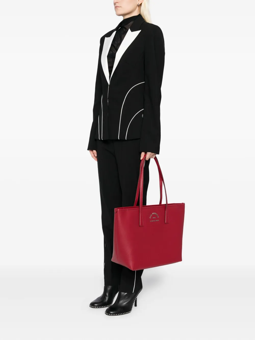 Karl Lagerfeld Grote Rue St-Guillaume shopper Rood