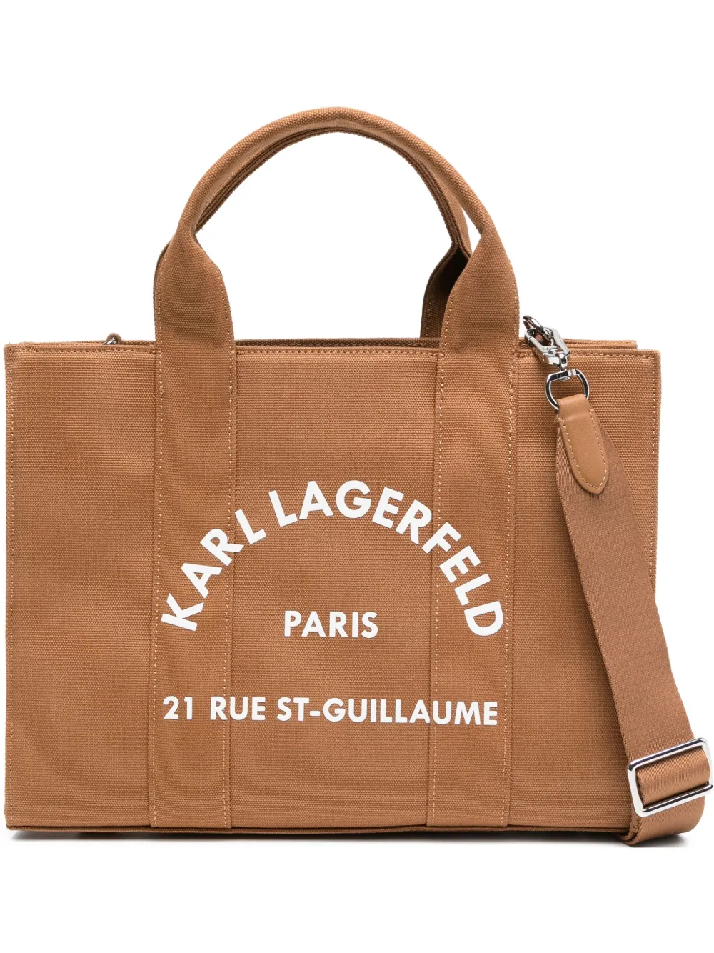 Karl Lagerfeld Medium Rue St-Guillaume shopper Bruin