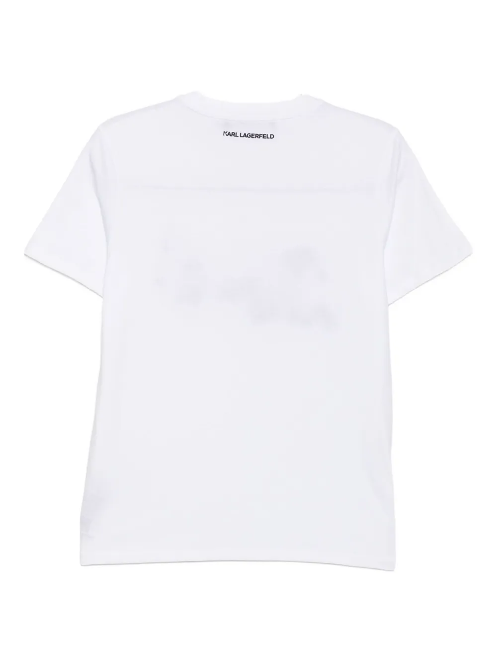 Karl Lagerfeld T-shirt met geborduurd logo Wit