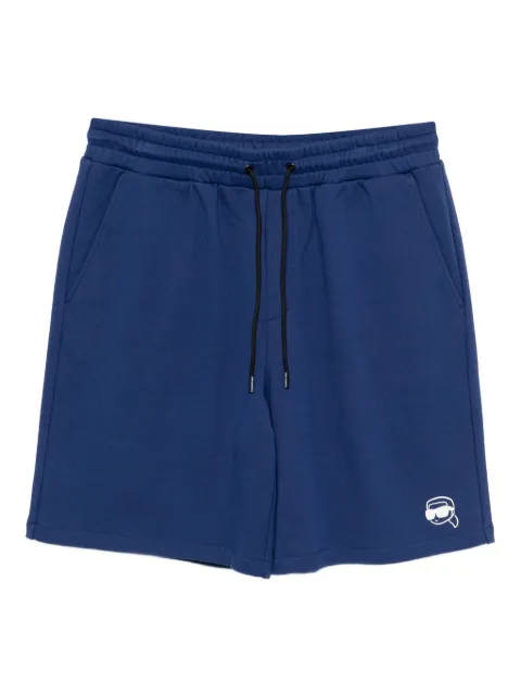 Karl Lagerfeld logo-embroidered shorts