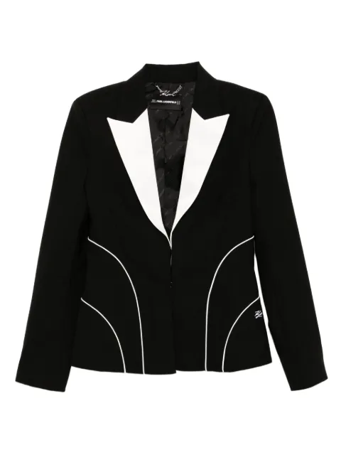 Karl Lagerfeld piping blazer