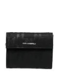 Karl Lagerfeld monogram wallet - Black