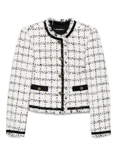 Karl Lagerfeld boucle blazer